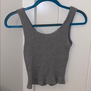 Gray tank top